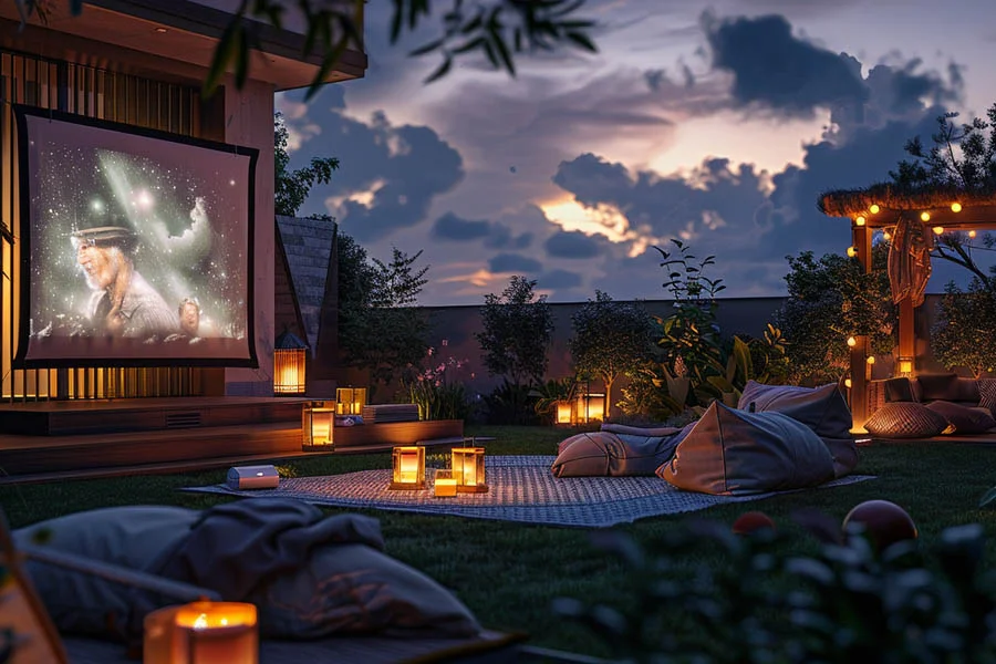 movie theater in home